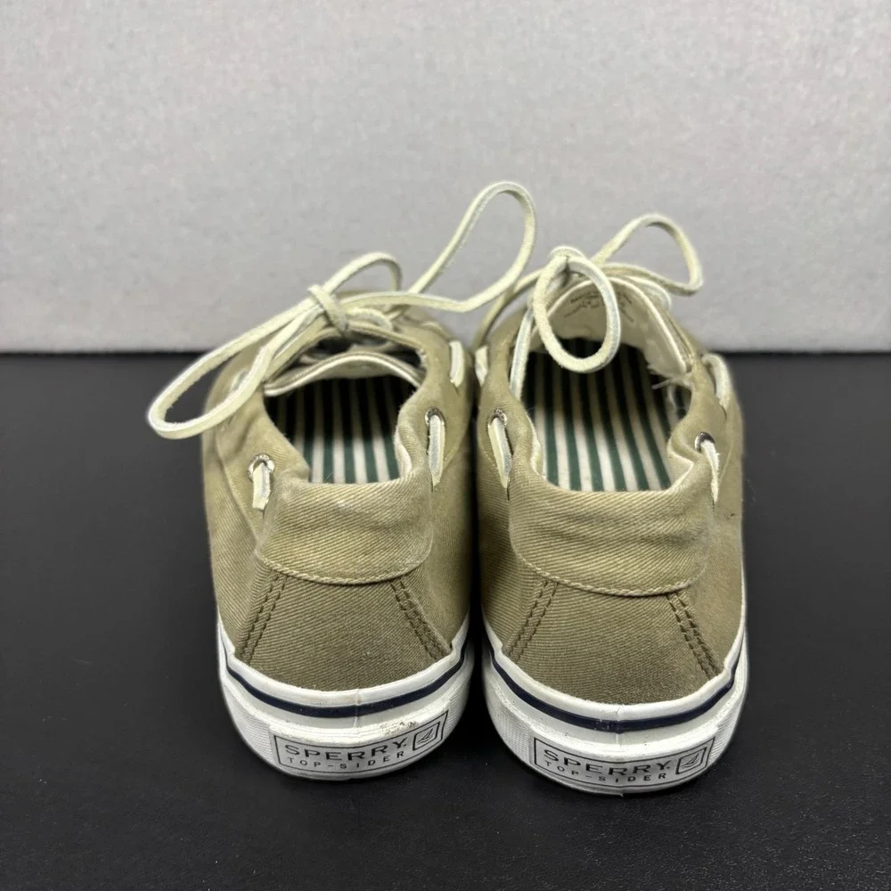Sperry Top Sider Bahama Boat Shoes KHAKI/OYSTER  0561043 Mens Size 10.5M Loafers